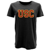 USC Trojans Women's Black T-Shirt